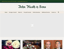 Tablet Screenshot of johnheath.co.uk